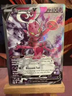 Enamorus V 178/196 - Sword Shield - Lost Origin - Full Art - Pokemon Card - NM - Image 1