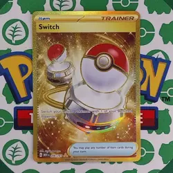 Switch 206/165 Secret Rare Holo NM Scarlet & Violet 151 Pokemon Card English - Image 1