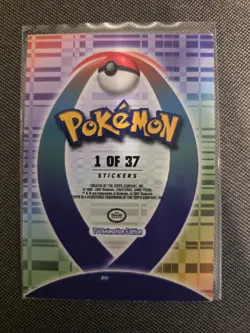 Topps Pokemon Johto League Champions Crobat sticker chase card #169 1 of 37 - Image 2