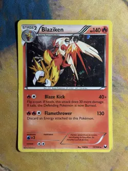Blaziken 17/108 BW Dark Explorers Holo Rare English Pokemon Holofoil Card HP - Image 2
