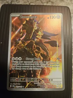 Zamazenta 201/182 Illustration Rare Holo - Pokemon TCG Card Destined Rivals NM - Image 1