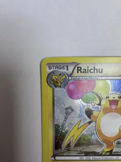 Pokemon TCG Raichu 40/99 Next Destinies Blister Cosmos Holo Bleed Swirl Card - Image 5