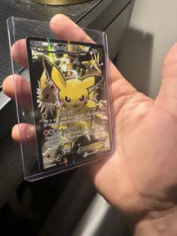Pikachu EX XY124 XY Promos Holo Card Near Mint Condition 2016 - Image 4