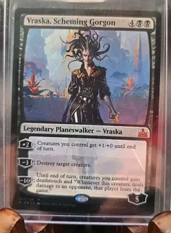 Vraska, Scheming Gorgon Rivals of Ixalan MTG Foil Moderately Played - Image 3