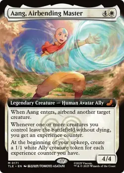 Aang, Airbending Master Extended Art Avatar: The Last Airbender NM MTG - Image 1