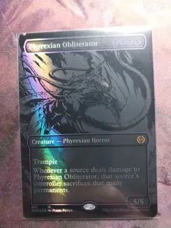 Phyrexian Obliterator (Oil Slick Raised Foil) Phyrexia: All Will Be One Foil - Image 1