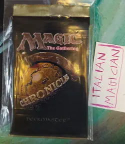 Magic The Gathering: BOOSTER PACK Chronicles MTG Factory SEALED Old School - Image 1