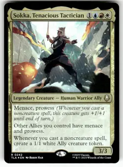 Sokka, Tenacious Tactician 242 NM Foil MTG Avatar: The Last Airbender Magic - Image 1