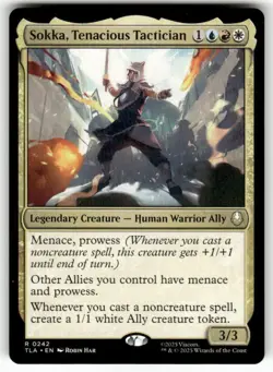 Sokka, Tenacious Tactician 242 NM MTG Avatar: The Last Airbender Magic - Image 1
