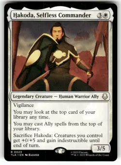 Hakoda, Selfless Commander 23 NM MTG Avatar: The Last Airbender Magic - Image 1
