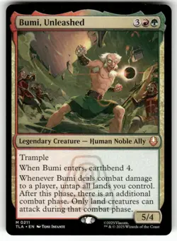 Bumi, Unleashed 211 NM MTG Avatar: The Last Airbender Magic - Image 1