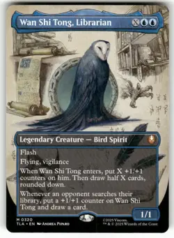 Wan Shi Tong, Librarian Borderless 320 NM MTG Avatar: The Last Airbender Magic - Image 1