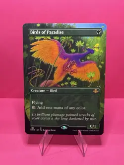 Birds of Paradise (Borderless) Dominaria Remastered Regular - Image 1