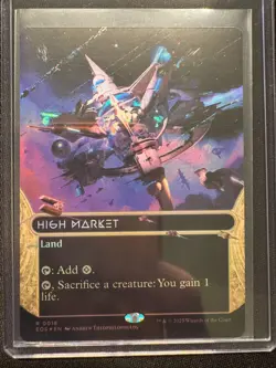 High Market (0018) (Borderless) - FOIL - NM - MTG - EOS - Image 1