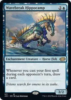 Wavebreak Hippocamp [Jumpstart 2022] Magic MTG - Image 1