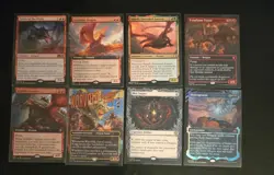 MTG Dragon Deck Lot Bundle Varying Sets LP Goldspan, Teror of the Peaks and More - Image 1
