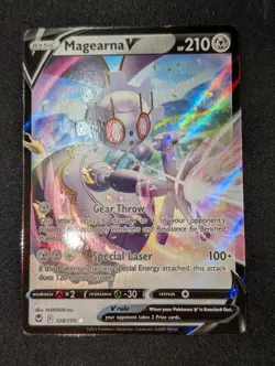 Magearna V - 128/195 - Pokemon Silver Tempest Sword & Shield Ultra Rare Holo - Image 1