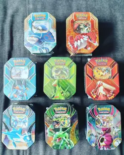 2015 Pokemon Tin BOXEN Sammlung / OVP ENGLISCH/ Seltene ANLAGE - Image 1