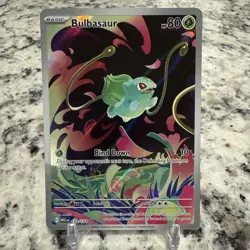 Pokemon Mega Evolution Bulbasaur Illustration Rare 133/132 🔥 - Image 1