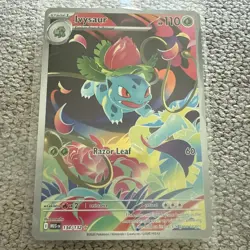 Ivysaur Illustration Rare 134/132 Near Mint Mega Evolution Pokemon TCG English - Image 1