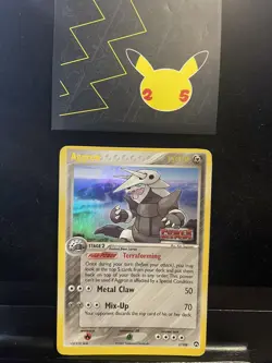 Pokemon Card Aggron Reverse Holo Rare 1/108 EX Power Keepers 270🔥MP🔥 - Image 1