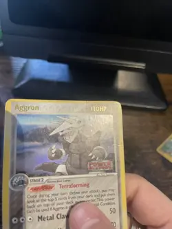 Pokemon Card Aggron Reverse Holo Rare 1/108 EX Power Keepers 270🔥MP🔥 - Image 2
