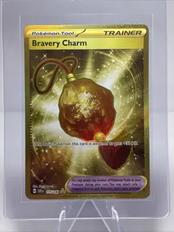 Pokemon Bravery Charm 175/142 : Hyper Rare : Stellar Crown : Pokemon TCG NM - Image 1