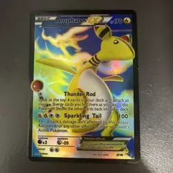 Ampharos EX Pokemon XY Ancient Origins 87/98 Ultra Rare Holo Full Art - Image 2