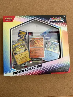 Pokemon TCG: Scarlet & Violet Prismatic Evolutions Poster Collection Box Sealed - Image 1