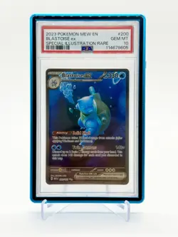2023 Pokemon SV 151 Blastoise ex #200/165 PSA 10 - Image 1