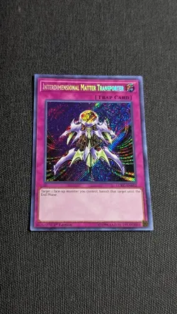 YUGIOH Interdimensional Matter Transporter 1st Edition LCKC EN052 Secret Rare NM - Image 1