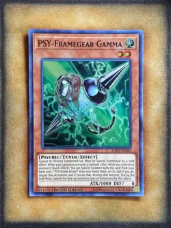 Yugioh PSY-Framegear Gamma EXFO-ENSE3 Super Rare Limited Edition NM - Image 1