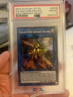 GALAXY-EYES SOLFLARE DRAGON PRISMATIC SECRET RARE MP19-EN188 YUGIOH PSA 10 - Image 1