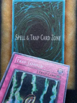 Yugioh Trap Jammer IOC-110 Super Rare 1st Ed LP - Image 2