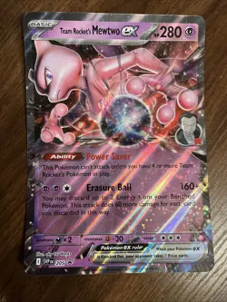 Team Rocket's Mewtwo ex 205 Jumbo Cards Holo - Image 1