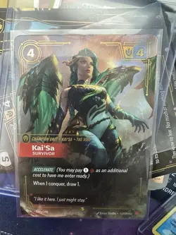 Kaisa card ALT ART 039a/298 Kai'Sa Survivor Riftbound Foil ENGLISH - Image 1