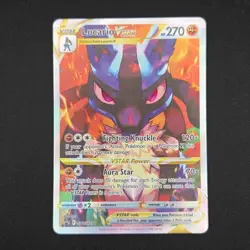 Pokemon TCG Card Lucario VSTAR SWSH291 Crown Zenith ETB Promo - NM - Image 1