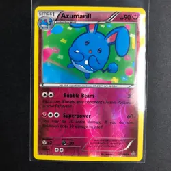 Azumarill [Reverse Holo] 103/160 XY Primal Clash Pokemon Card TCG - Image 3