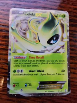 Celebi EX 9/149 Boundaries Crossed Holo Rare Pokemon Card LP - Image 1
