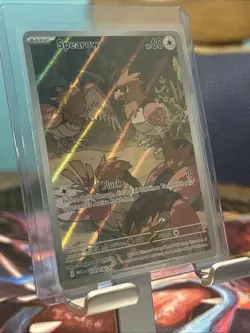 Spearow 151/132 Me01: Mega Evolution Holo Illustration Rare Pokemon Card NM - Image 1