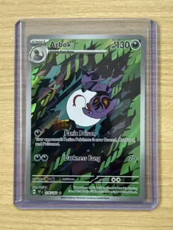 Pokemon Card Arbok 176/162 Temporal Forces Holo Illustration Rare - NM / M - Image 4