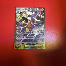 Pokemon TCG Cynthia's Garchomp EX Holo Card Destined Rivals 232/182 NM - Image 1