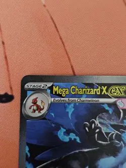 Mega Charizard X ex 125/094 SIR Phantasmal Flames Pokemon Card NM - Image 5