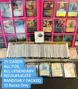 MTG 25 Foil Cards, All Legendary! All Foil! No Duplicates! Cheap Price! 💥💥💥 - Image 2