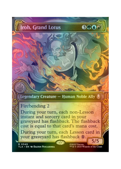 Magic the Gathering MTG TLA Iroh, Grand Lotus 349 Foil Near Mint - Image 1