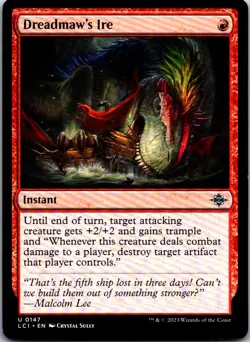 Dreadmaw's Ire U The Lost Caverns of Ixalan 147 NM NM-LP - Image 1