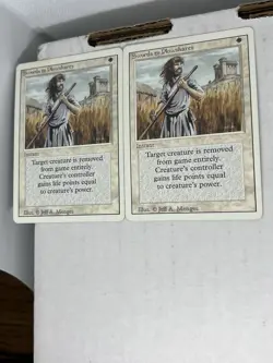 Revised Swords to Plowshares X 2 - MP - vintage MTG - Image 1