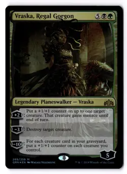 Vraska, Regal Gorgon NM* FOIL Guilds Of Ravnica ENGLISH 269/259 mtg -UnltdCards - Image 1