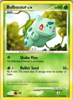 Bulbasaur 77/132 Secret Wonders Pokemon TCG LP - Image 1