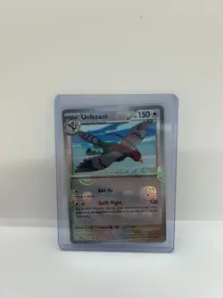 Unfezant (Master Ball Pattern) 073/086 Sv: Black Bolt Holo Pokemon NM - Image 1
